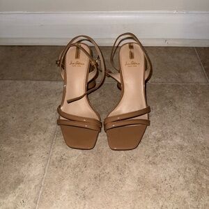 Tan Strappy Heels